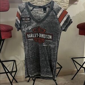 Harley-Davidson Women's Genuine Oil Can Burnout Tee